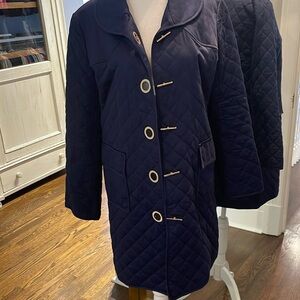 Knee-length Elizabeth McKay Quilted Coat